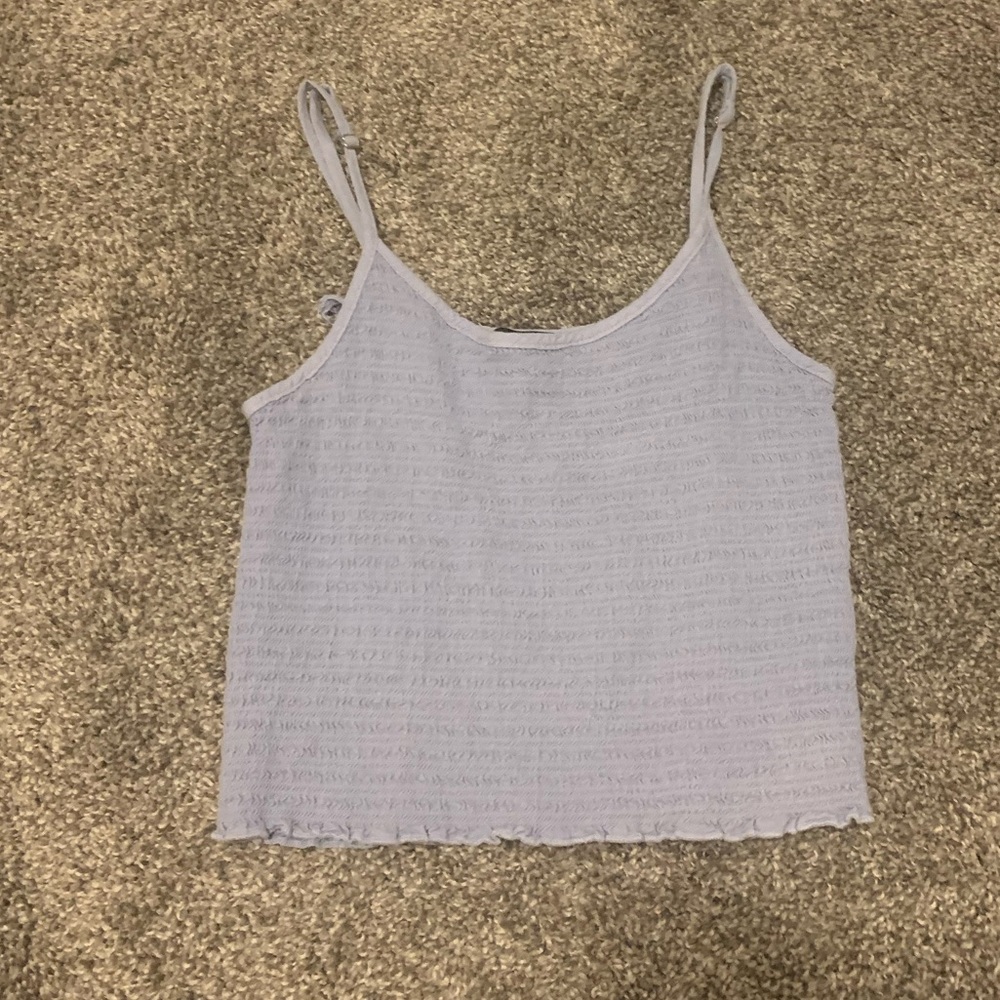Blue tank top